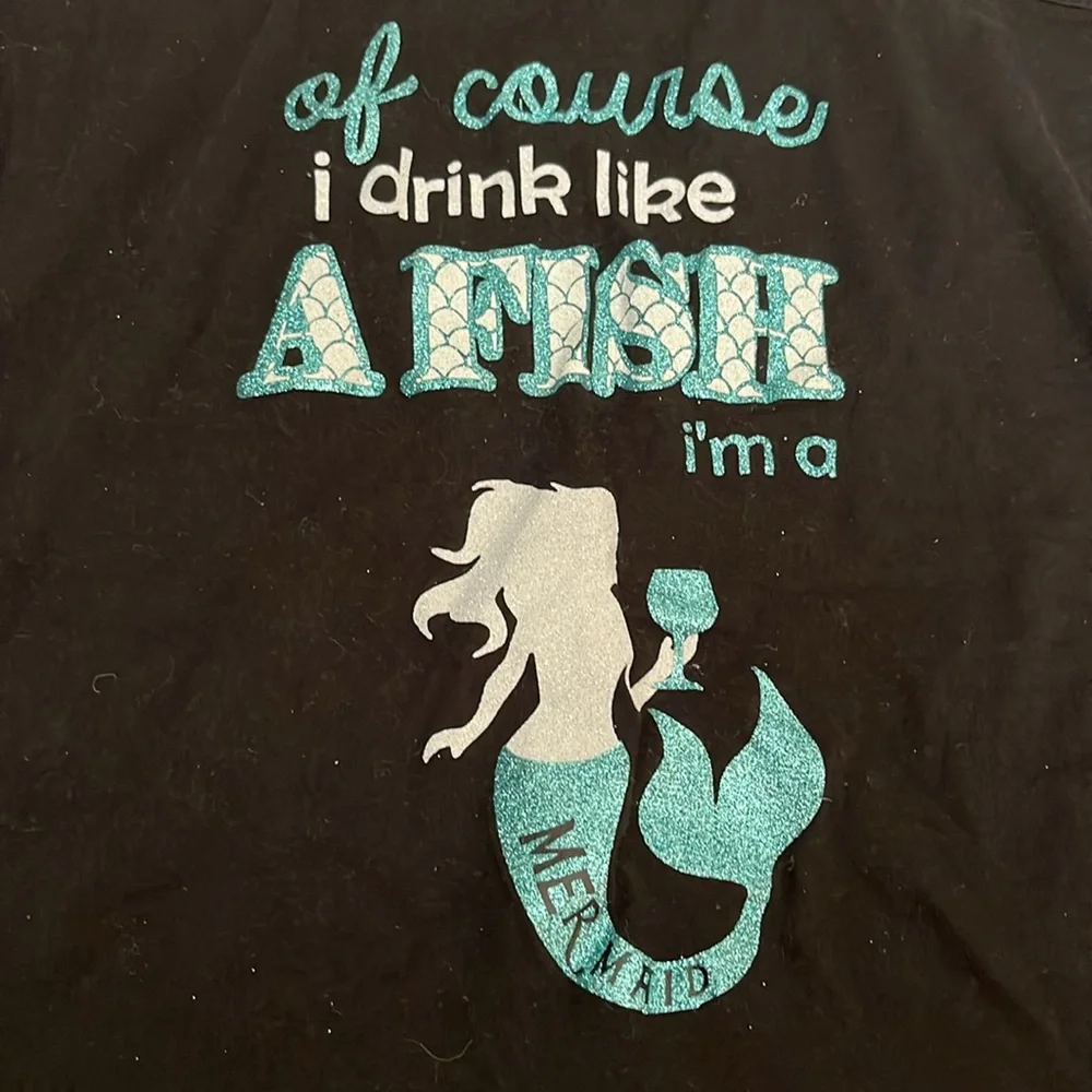 Mermaid Glitter Tank top - Picture 2 of 5